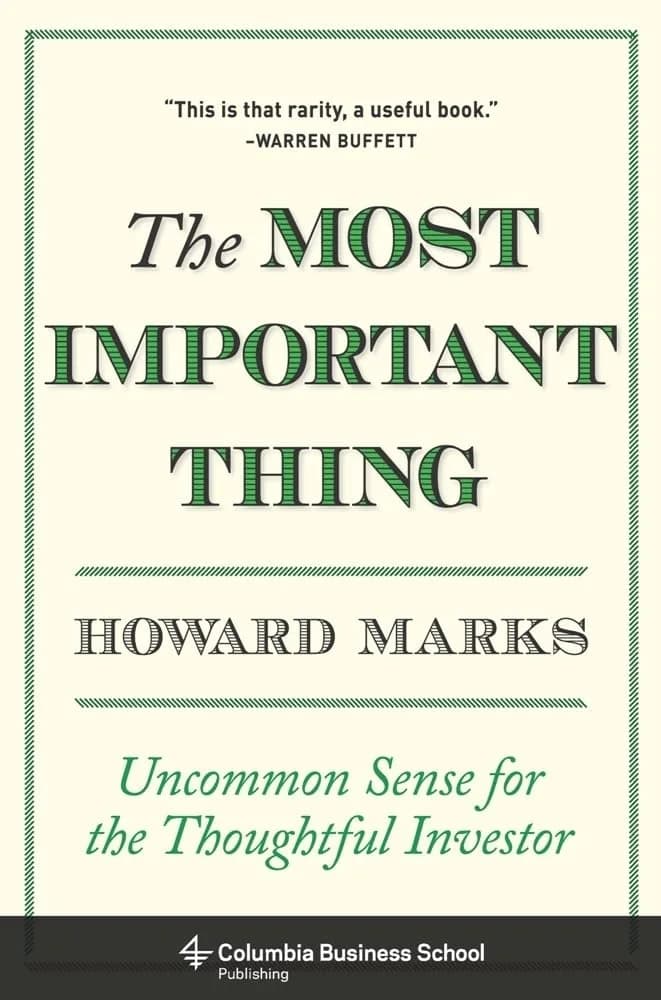 Capa de The Most Important Thing